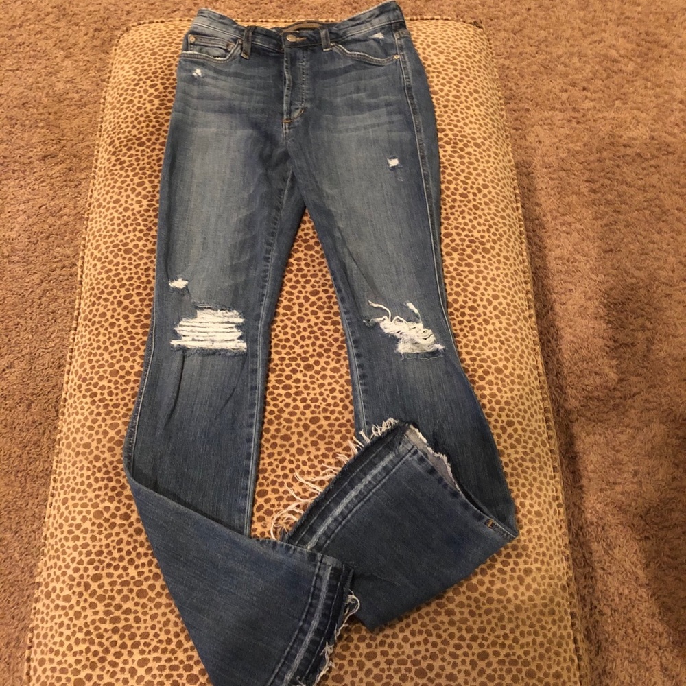 Joe’s The Micro Flare High Rise Skinny Flare Sz 27 - Picture 1 of 7